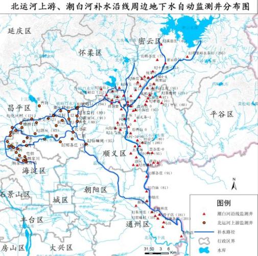 地下水监测信息和分析评价成果为北京